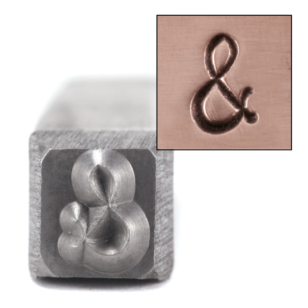 Metal Stamping Tools Ampersand '&' Metal Design Stamp, 3/16"